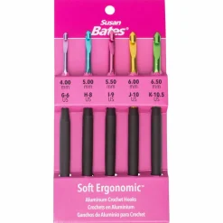Susan Bates® Soft Ergonomic™ Crochet Hook Set, G-K