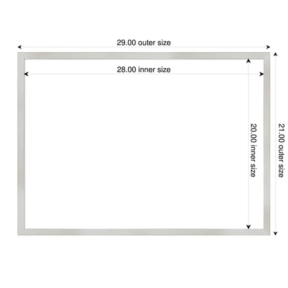 Svelte Framed Dry Erase Magnetic Board