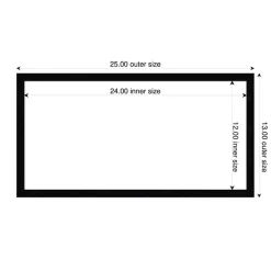 Svelte Framed Dry Erase Magnetic Board