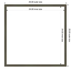 Svelte Framed Dry Erase Magnetic Board