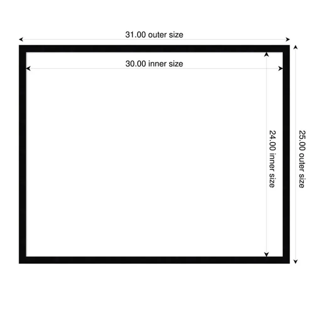 Svelte Framed Dry Erase Magnetic Board