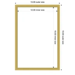 Svelte Framed Dry Erase Magnetic Board