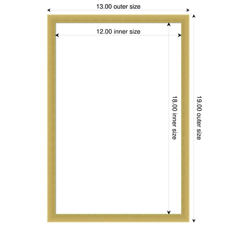 Svelte Framed Dry Erase Magnetic Board