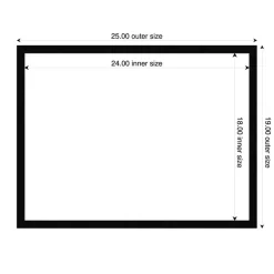 Svelte Framed Dry Erase Magnetic Board