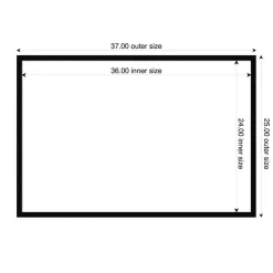 Svelte Framed Dry Erase Magnetic Board