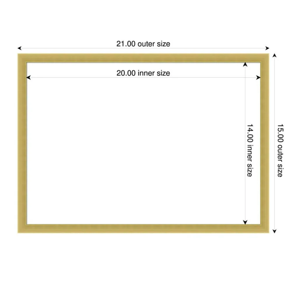 Svelte Framed Dry Erase Magnetic Board