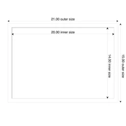 Svelte Framed Dry Erase Magnetic Board