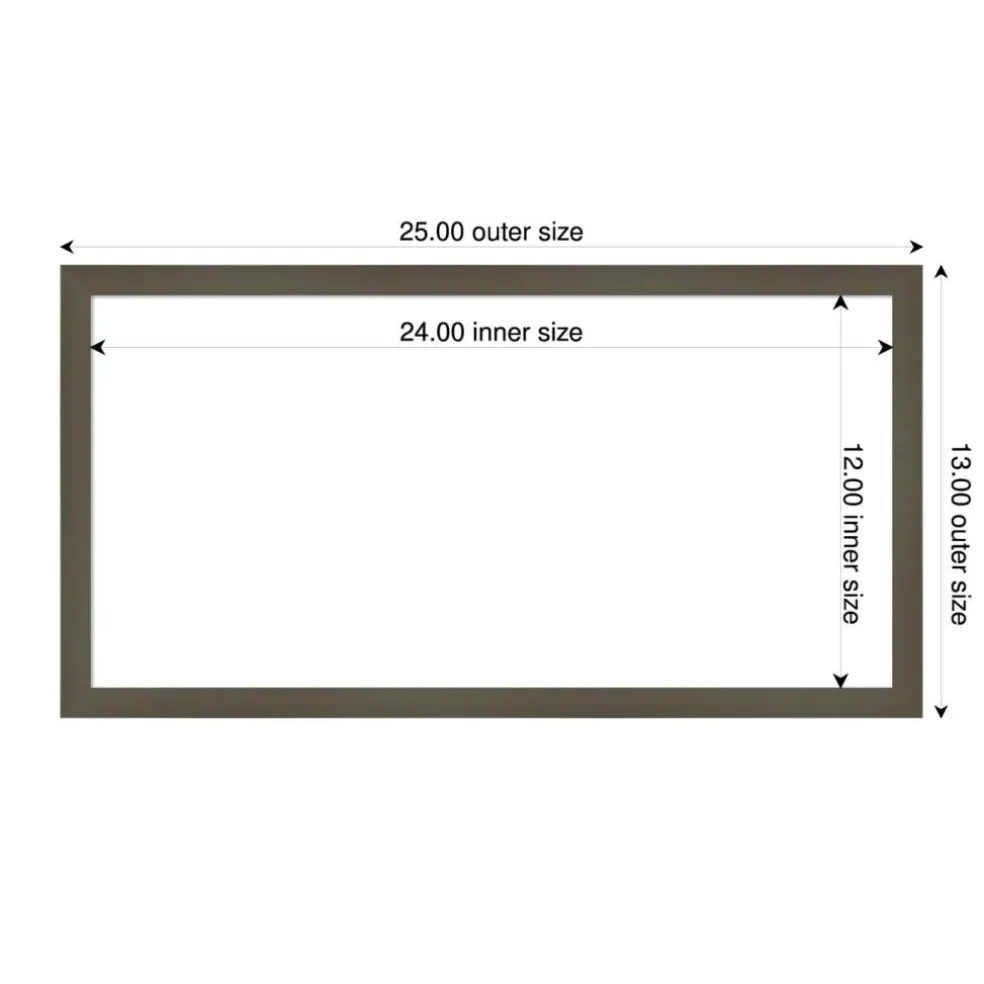 Svelte Framed Dry Erase Magnetic Board