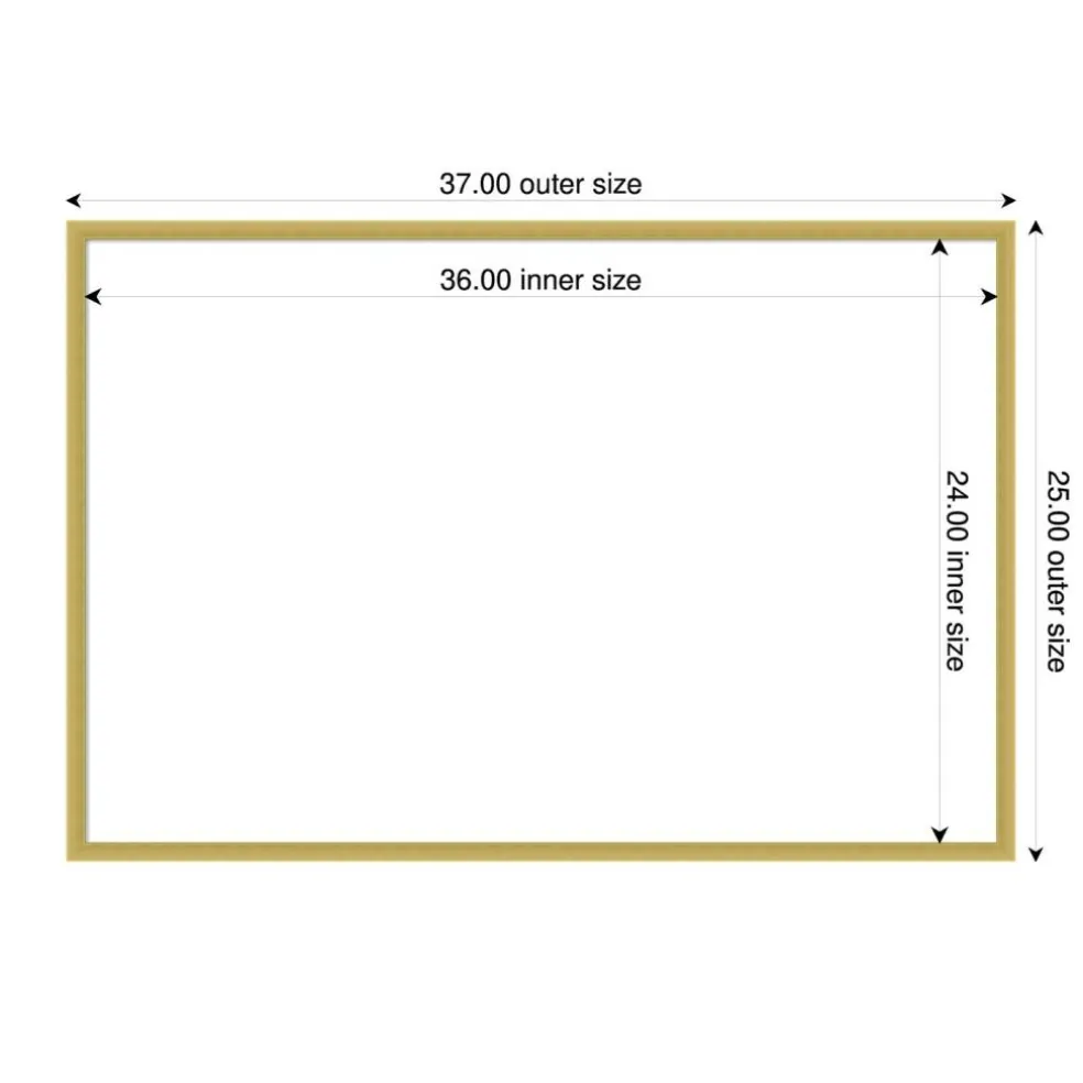 Svelte Framed Dry Erase Magnetic Board