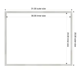 Svelte Framed Dry Erase Magnetic Board