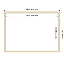 Svelte Framed Dry Erase Magnetic Board