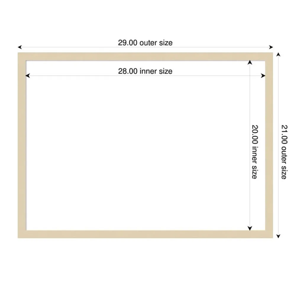 Svelte Framed Dry Erase Magnetic Board