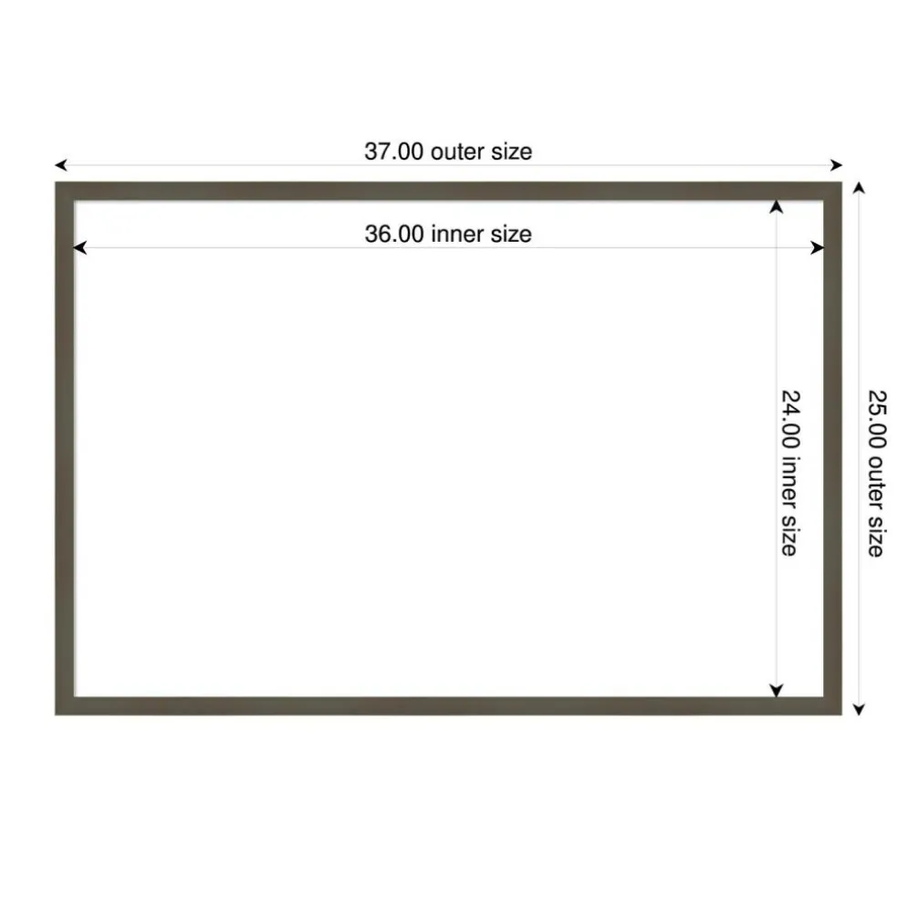 Svelte Framed Dry Erase Magnetic Board