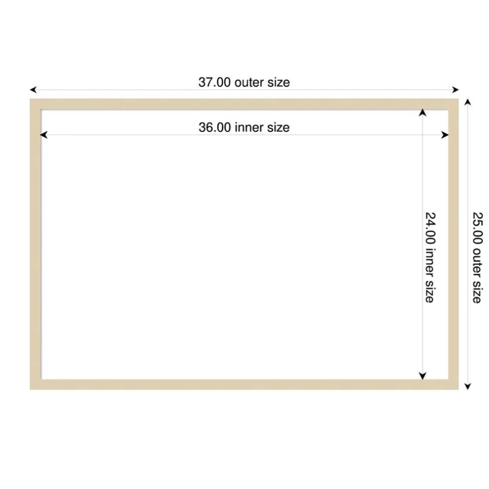 Svelte Framed Dry Erase Magnetic Board