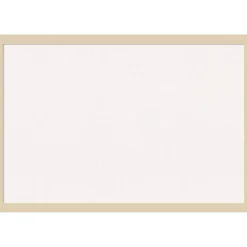 Svelte Wood Framed Corkboard, White Cork
