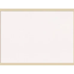 Svelte Wood Framed Corkboard, White Cork