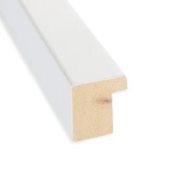 Svelte Wood Framed Corkboard, White Cork