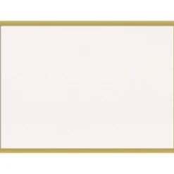 Svelte Wood Framed Corkboard, White Cork