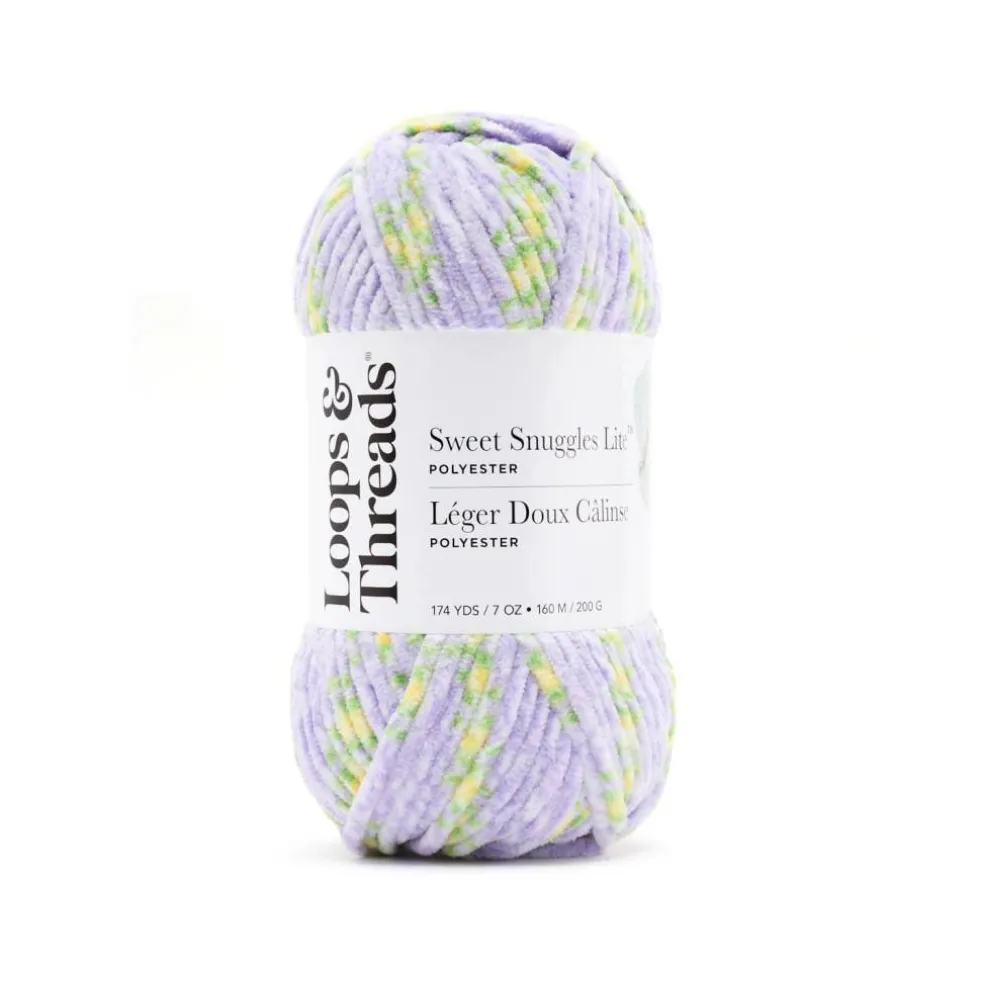 Sweet Snuggles Lite Blossom™ Yarn by Loops & Threads