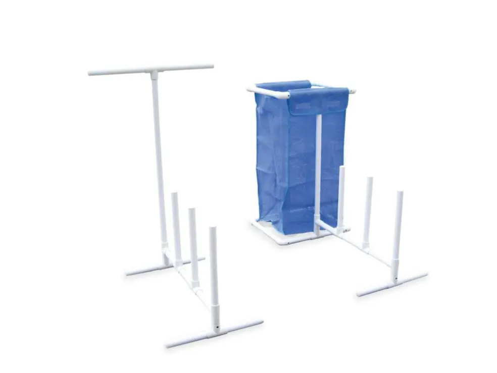 Swim Central 3ft. HydroTools Blue & White Poolside Accessories Organizer
