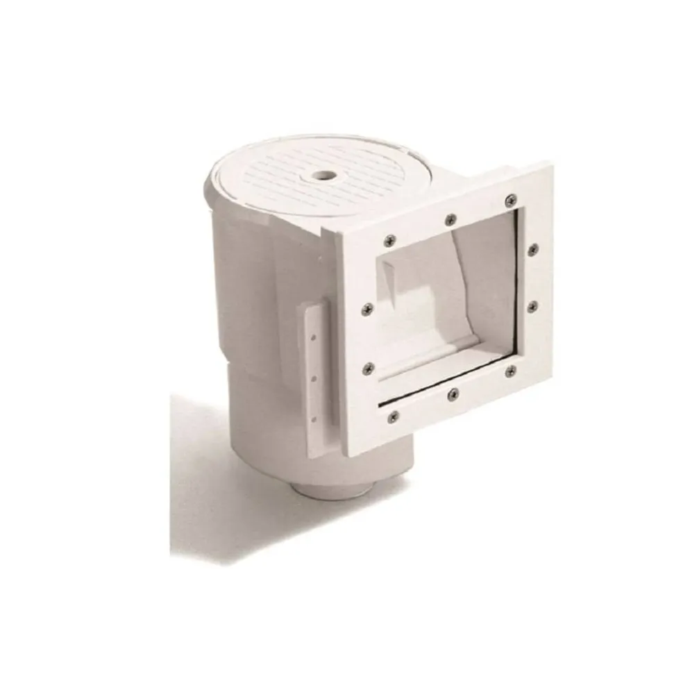 Swim Central HydroTools 11.5" White Above-Ground Swimming Pool ABS Thru-Wall Skimmer