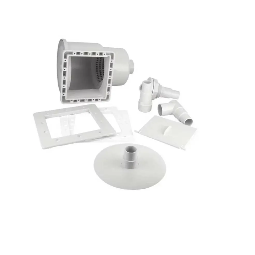 Swim Central HydroTools 11.5" White Above-Ground Swimming Pool ABS Thru-Wall Skimmer