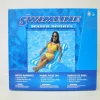 Swimline 4ft. Blue & White Inflatable Water Sports Striped Hammock Pool Raft