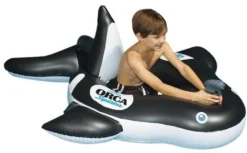 Swimline 60" Inflatable Orca Squirter™ Pool Float