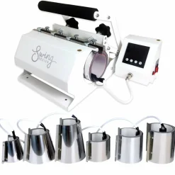 Swing Design 7-in-1 Tumbler Heat Press 20oz/30oz - White
