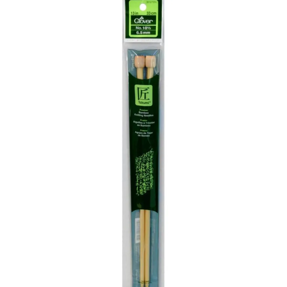 Takumi Bamboo Single Pointed Knitting Needles, 13"