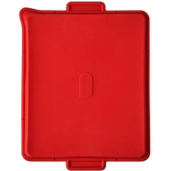 Talisman Designs Silicone Microwave Bacon Tray, 9.5 x 12.75 inches, Red