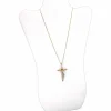 2 Tall Curved Necklace Easel Display Black & White 14"