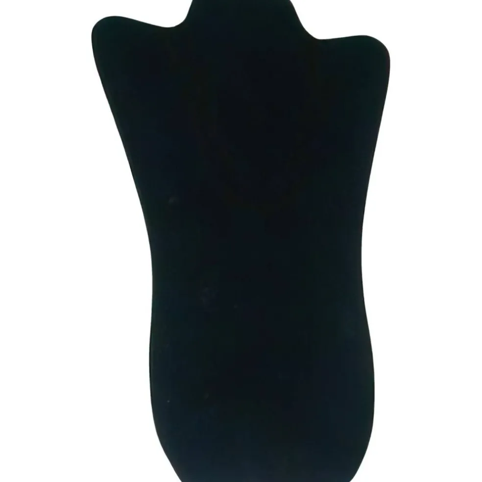 2 Tall Curved Necklace Easel Display Black & White 14"