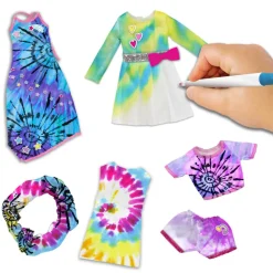 Tara Toy Barbie Tie-Dye Be A Real Fashion Designer Doll Clothes Designing Kit