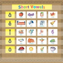 Teacher Created Resources Burlap 7 Pocket File Storage Pocket Chart