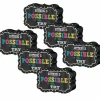 Teacher Created Resources Chalkboard Brights Magnetic Whiteboard Eraser, 6ct.