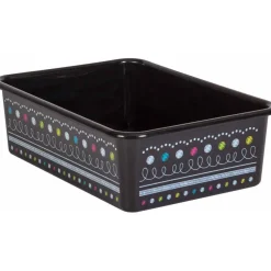 Teacher Created Resources® Chalkboard Brights Large Plastic Storage Bin, 3ct.