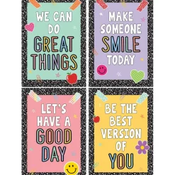 Teacher Created Resources® Cool for School Positive Posters, Set of 4