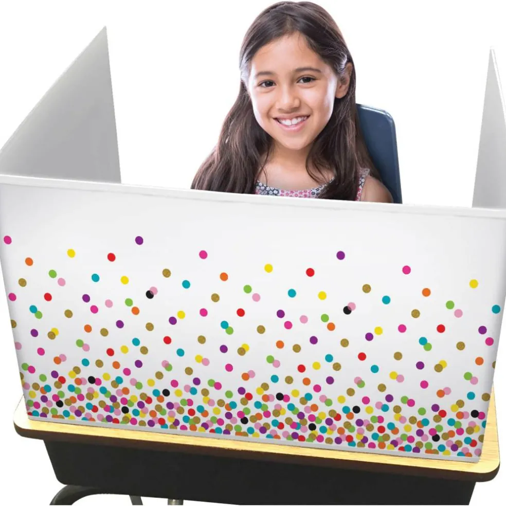 Teacher Created Resources Confetti Classroom Privacy Screen, 2ct.