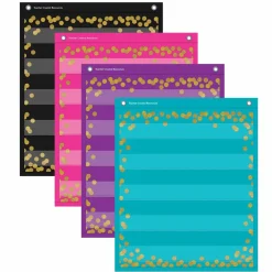Teacher Created Resources Confetti Colorful Magnetic Mini Pocket Charts