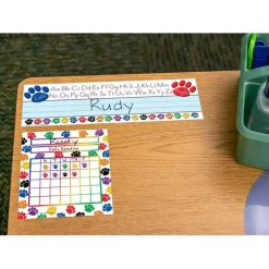 Teacher Created Resources® Colorful Paw Prints Left & Right Alphabet Name Plates, 216ct.