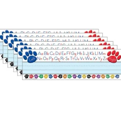 Teacher Created Resources® Colorful Paw Prints Left & Right Alphabet Name Plates, 216ct.