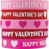 Teacher Created Resources Happy Valentine's Day Wristbands, 6 Packs of 10