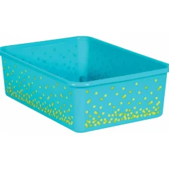 Teacher Created Resources® Large Confetti Plastic Storage Bin, 3ct.