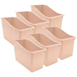 Teacher Created Resources 6 Pack Plastic Book Bin