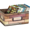 Teacher Created Resources Reclaimed Wood Design Storage Bin, 2ct.