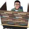 Teacher Created Resources Reclaimed Wood Design Privacy Screen, 2ct.