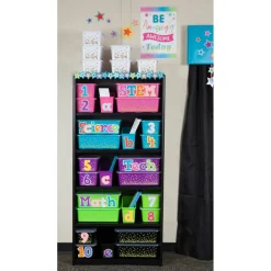 Teacher Created Resources® Small Confetti Plastic Storage Bin, 3ct.