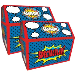 Teacher Created Resources Superhero Chest, 2ct.