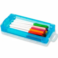 Teal Stacking Pencil Box by Simply Tidy™